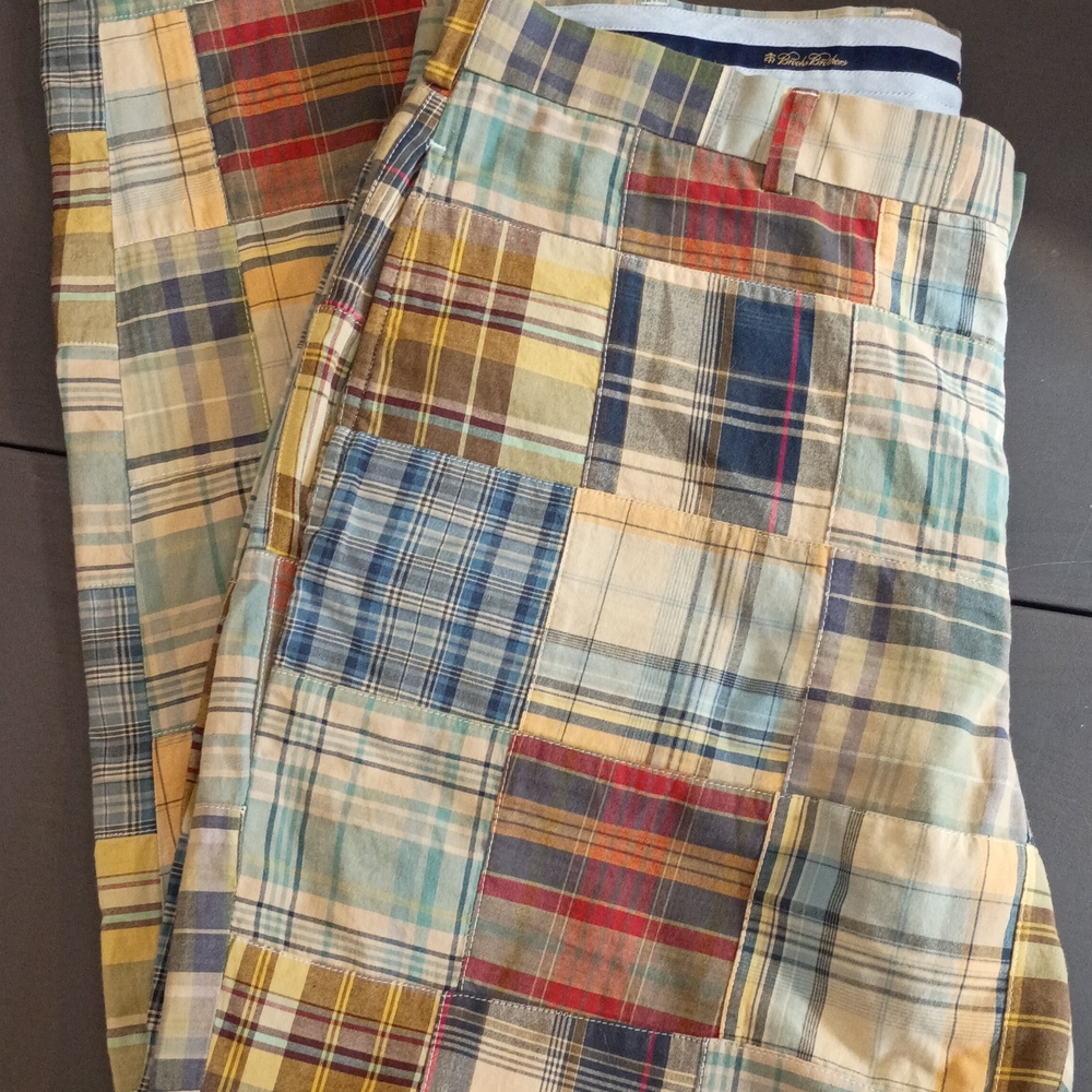 Brooks Brothers Multicolor Patchwork Dress Pants … - image 1